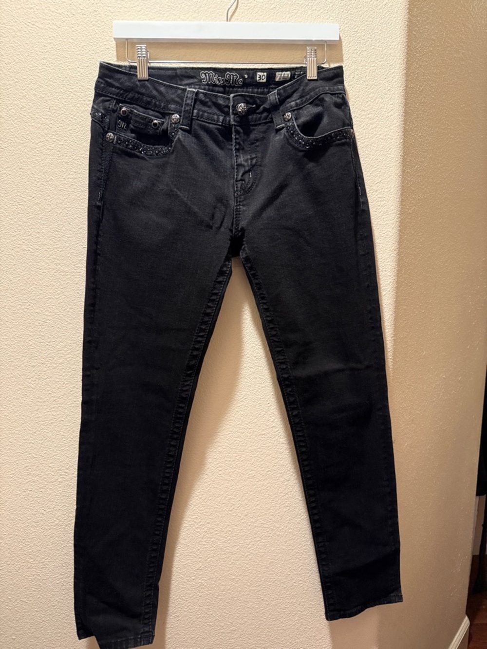 Miss me Black Women's mid rise Skinny Jeans